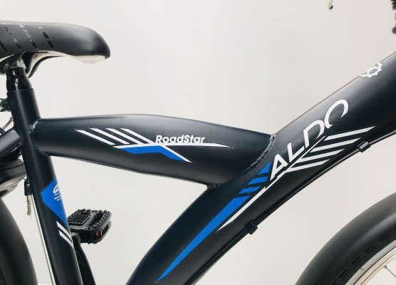 Mat Blauw Blue Stripe
